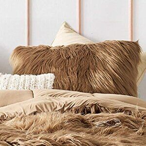 Coma Inducer Pillow Shams Grizzly Bear Toasted Coconut standard size